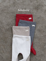 [bebeholic] Knit footed leggings