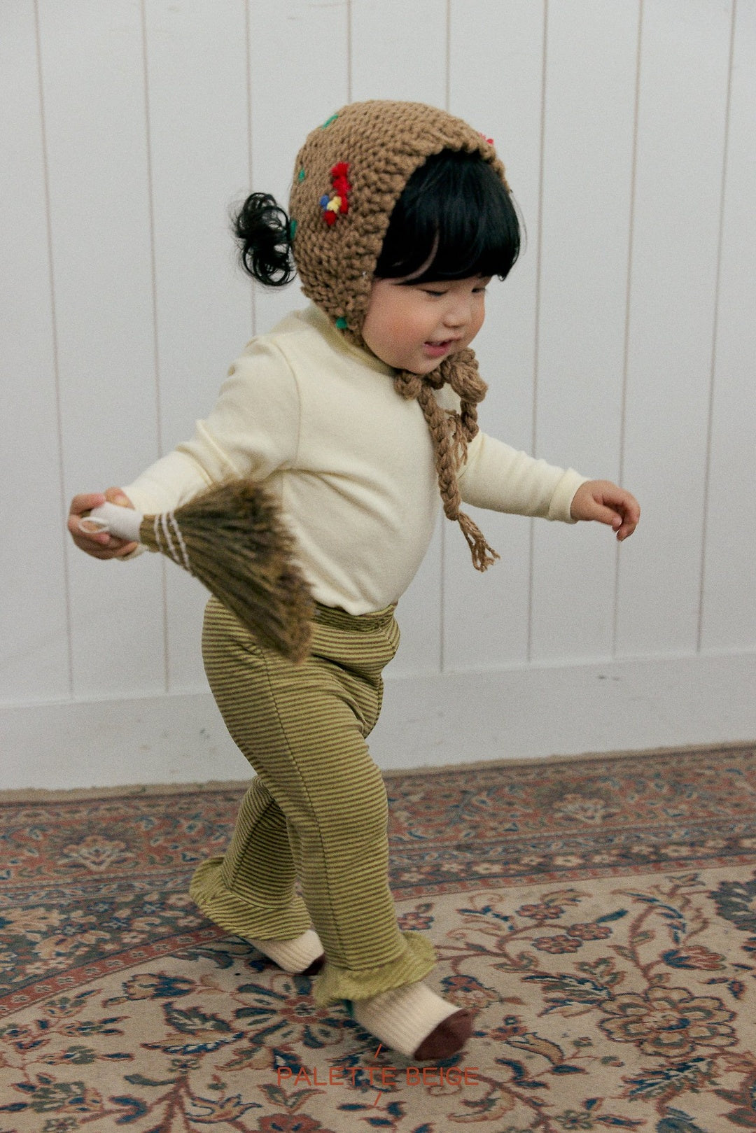 [PALETTE BEIGE] Bebe hole leggings