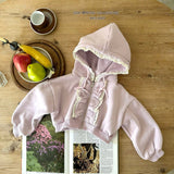 [Melikey] Juju frill hood zip-up
