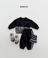 [BONITO] Side color block jogger pants
