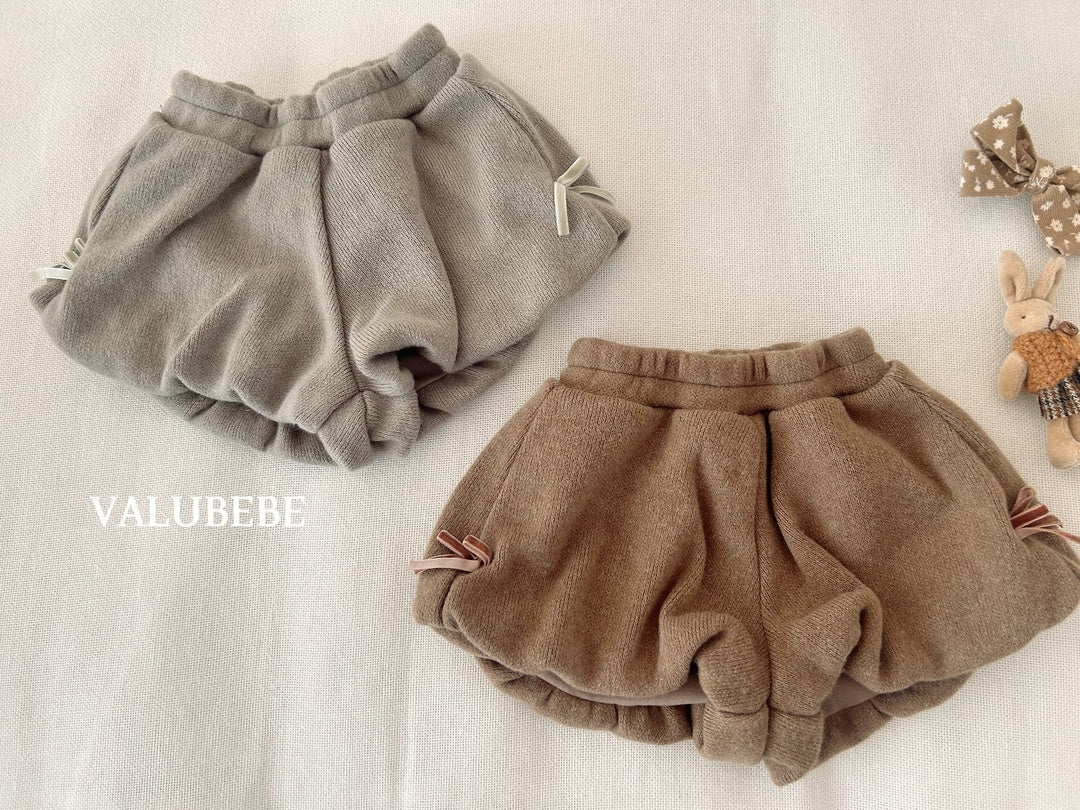 [valubebe] Wool balloon skirt pants