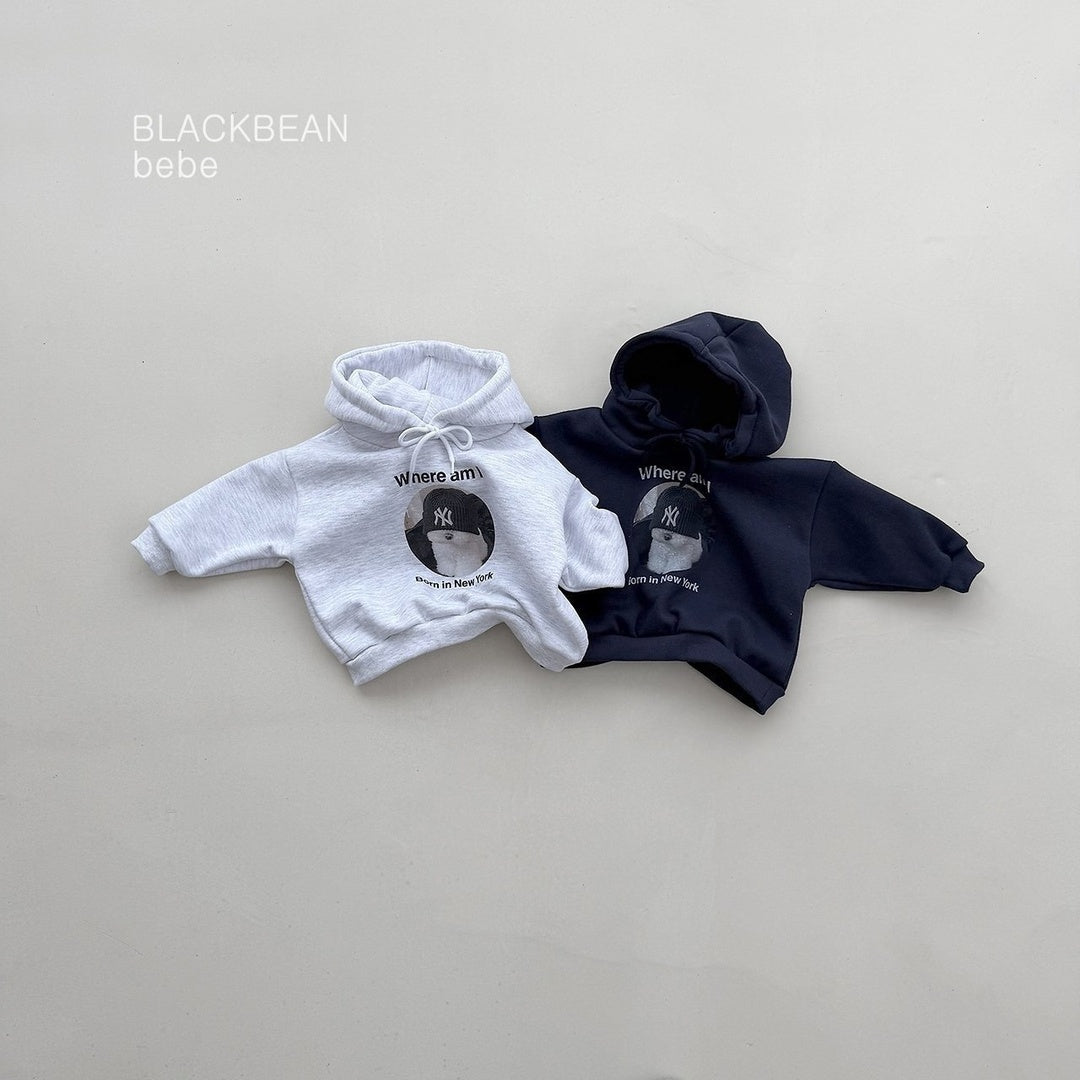 [BLACK BEAN] Beanie bebe hoodie