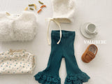 [valubebe] Frill lace bootcut pants