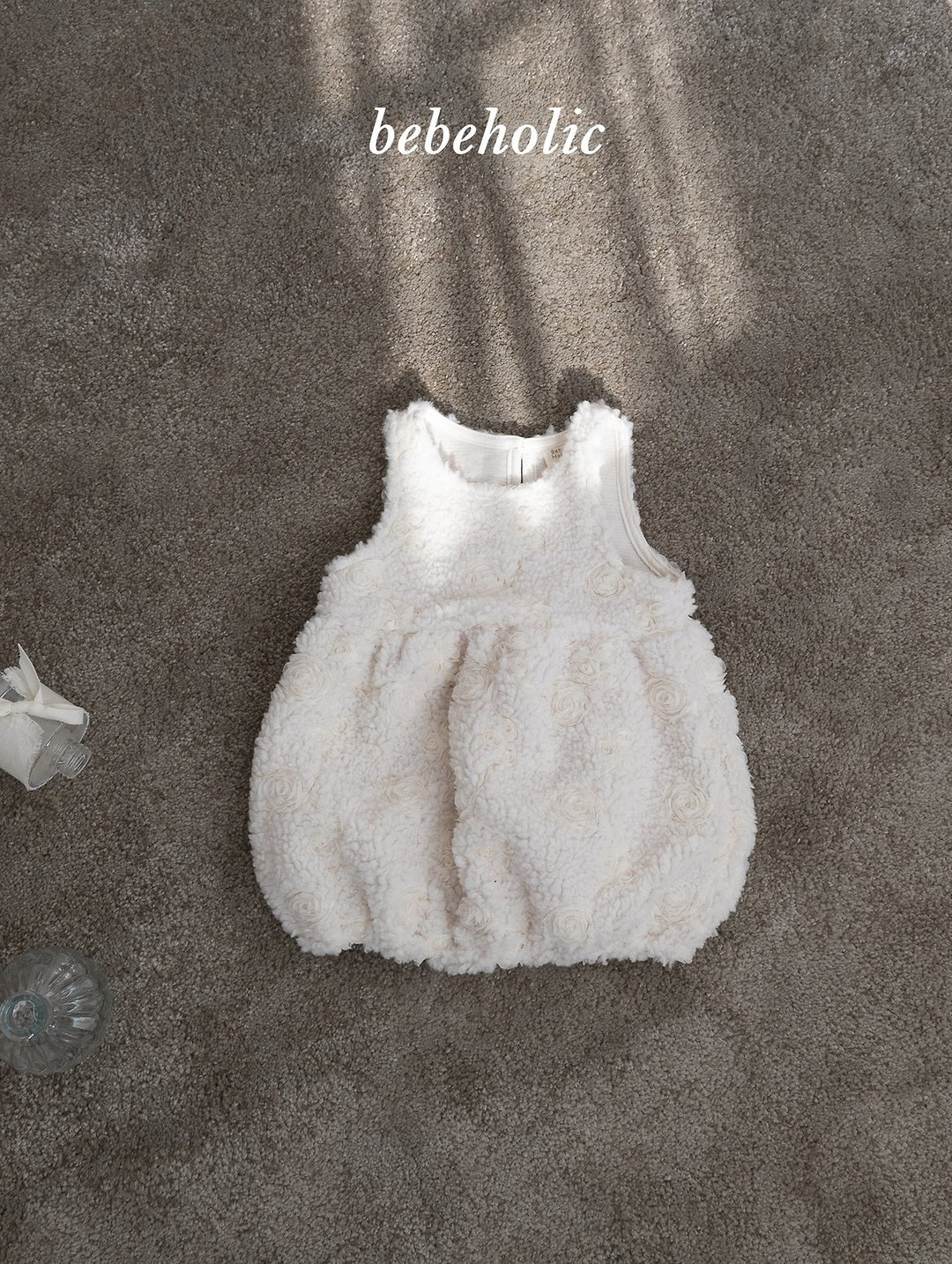 [bebeholic] Balloon rose one-piece