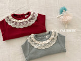 [valubebe] Lace cancan frill tee