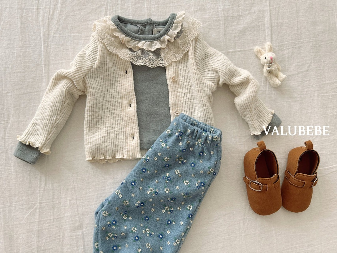 [valubebe] Mellow rib cardigan