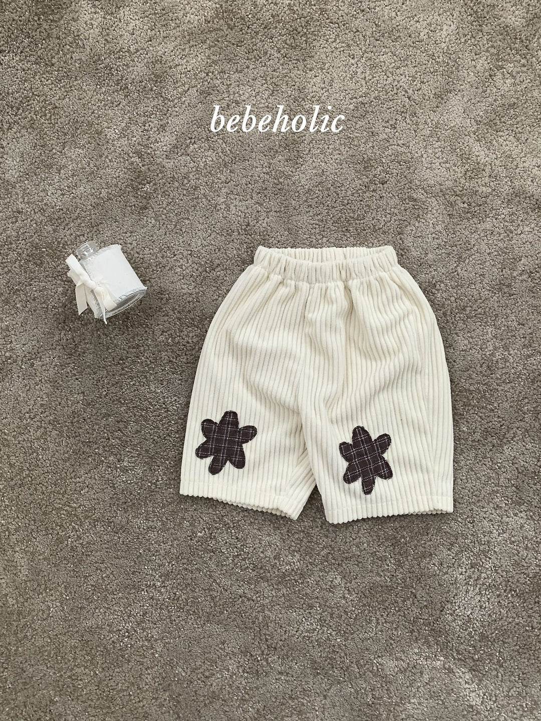 [bebeholic] Patch corduroy pants
