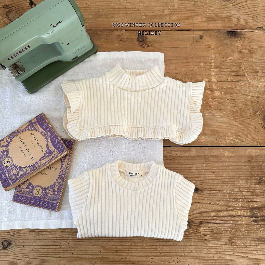 [Melikey] Cape frill tee