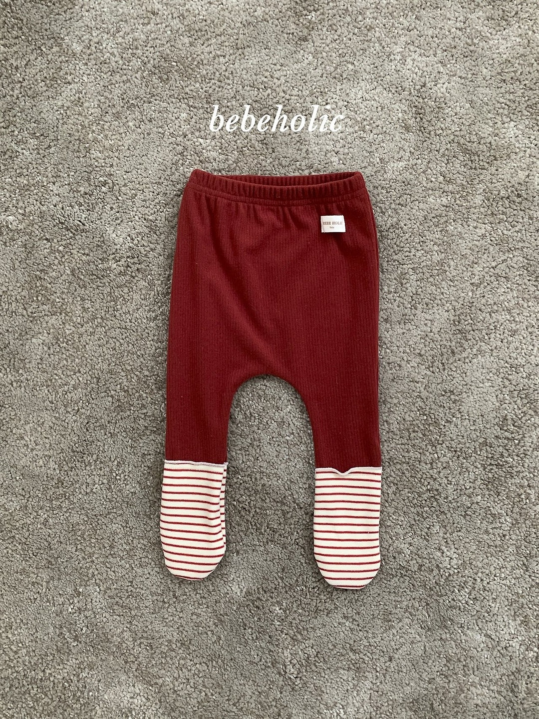 [bebeholic] Pippi stripe footed leggings