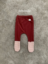 [bebeholic] Pippi stripe footed leggings