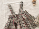 [valubebe] Marv check pleats skirt