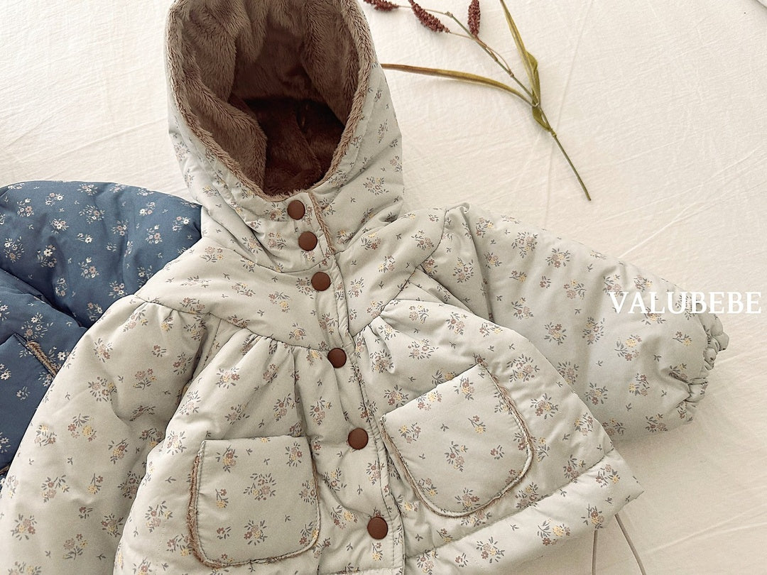 [valubebe] Blanc shirring hood jumper