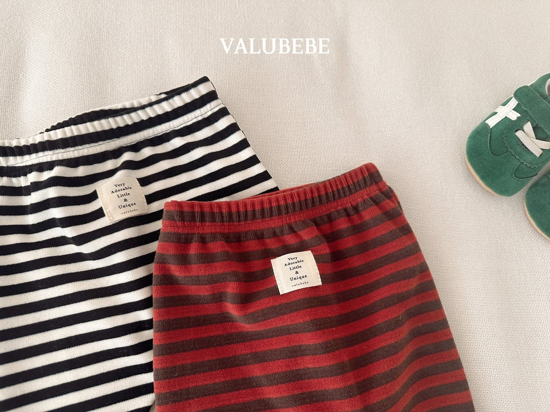 [valubebe] Stripe warm leggings