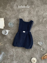 [bebeholic] Pony suspender rompers