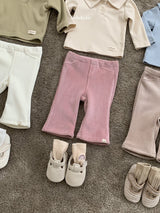 [bebeholic] Basil rib flare pants
