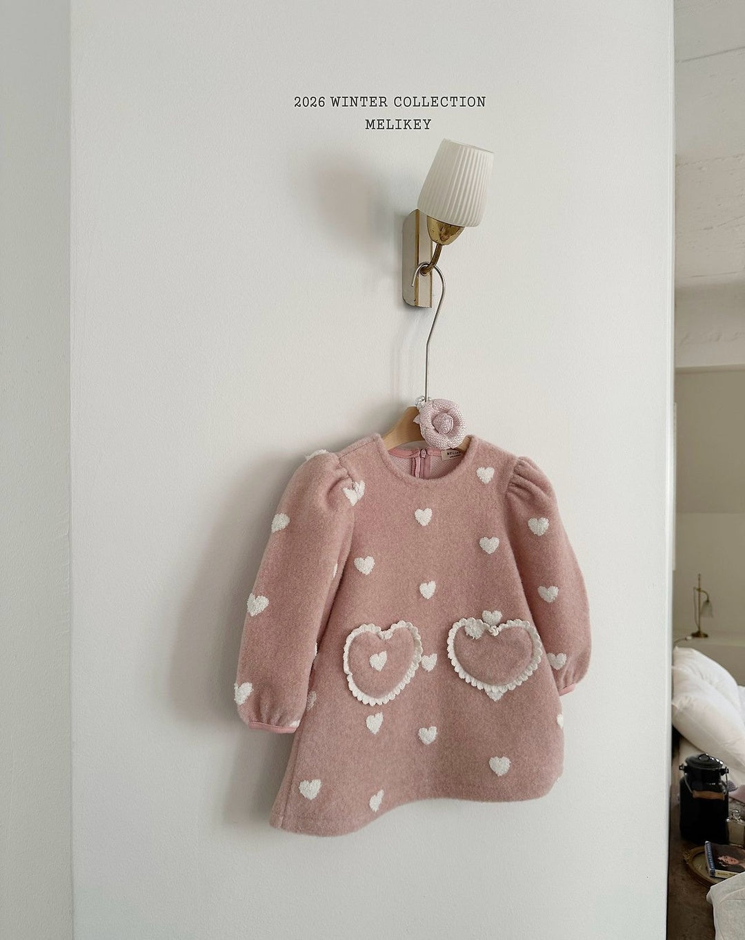[Melikey] Double heart one-piece