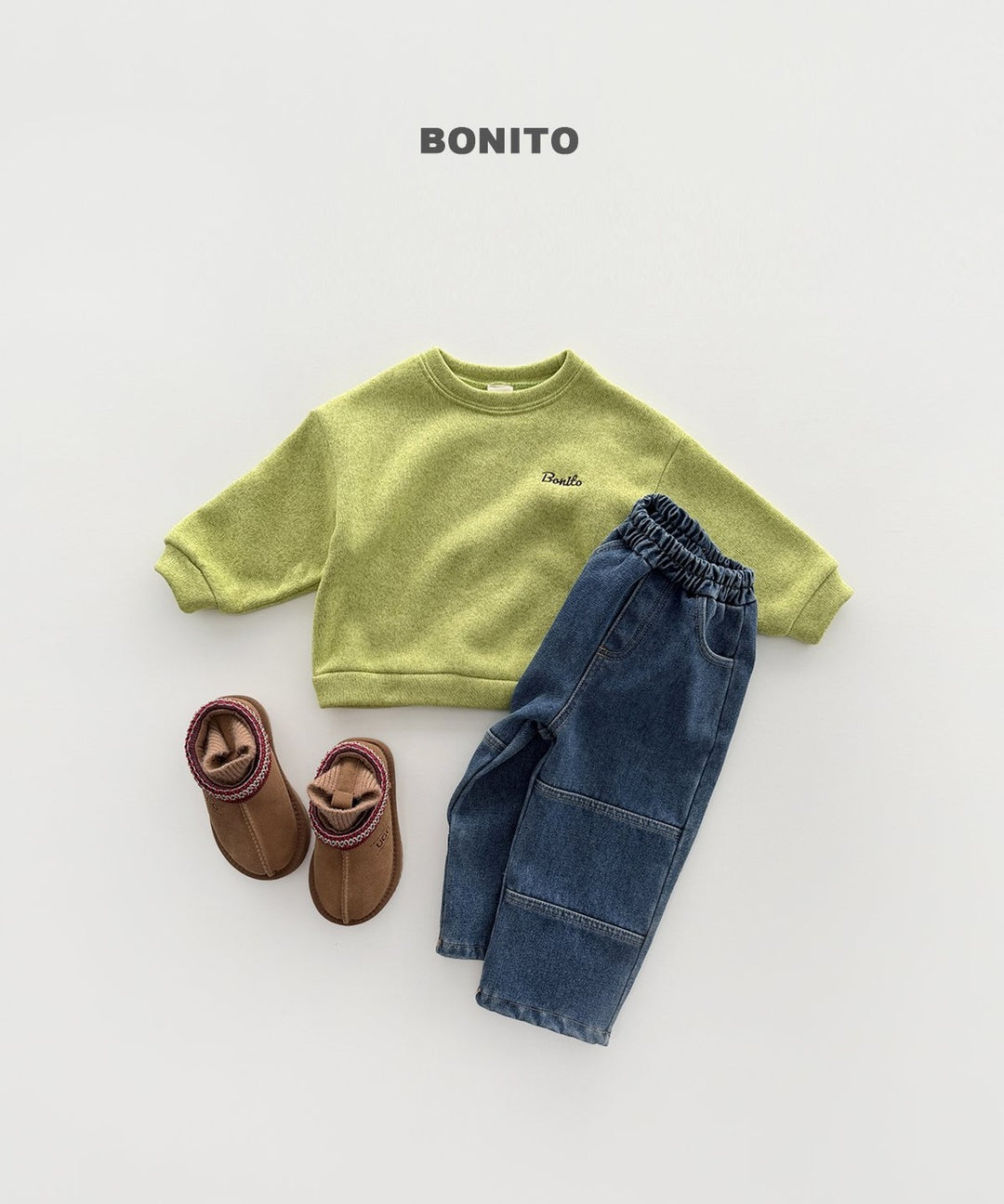 [BONITO] Color knit mtm