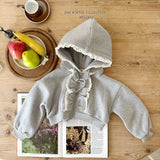 [Melikey] Juju frill hood zip-up