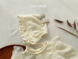 [valubebe] Heart frill bonnet