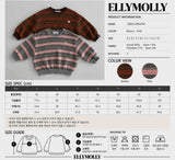 [ELLY MOLLY] Globe knit mtm