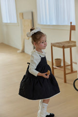 [berryberry] Dot puff lace tee