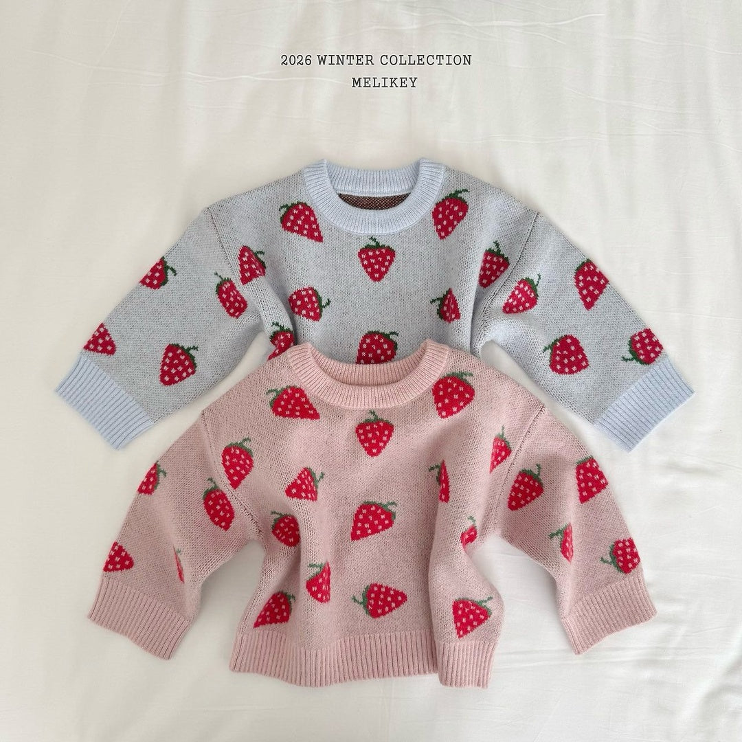[Melikey] Strawberry knit