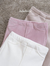 [bebeholic] Basil rib flare pants