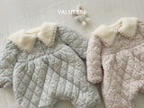 [valubebe] Sherbet flower padding suit