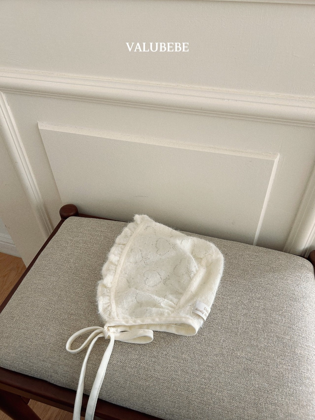 [valubebe] Heart frill bonnet