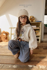 [Melikey] Twill velvet denim pants