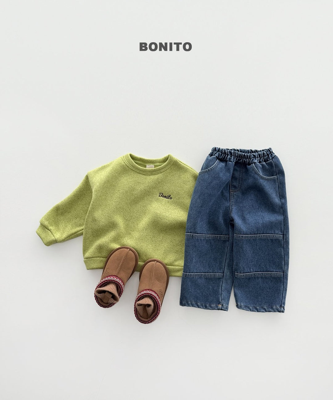 [BONITO] Color knit mtm