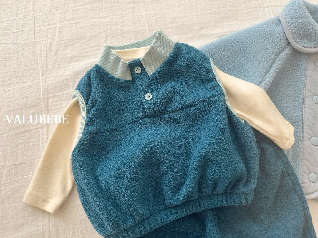 [valubebe] Mild fleece vest