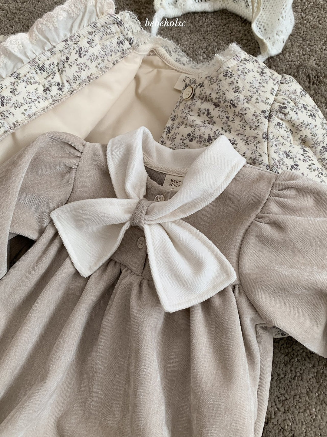 [bebeholic] Berni ribbon rompers