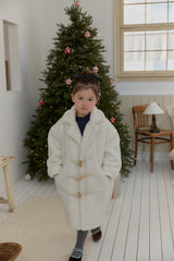 [berryberry] Fluffy toggle coat
