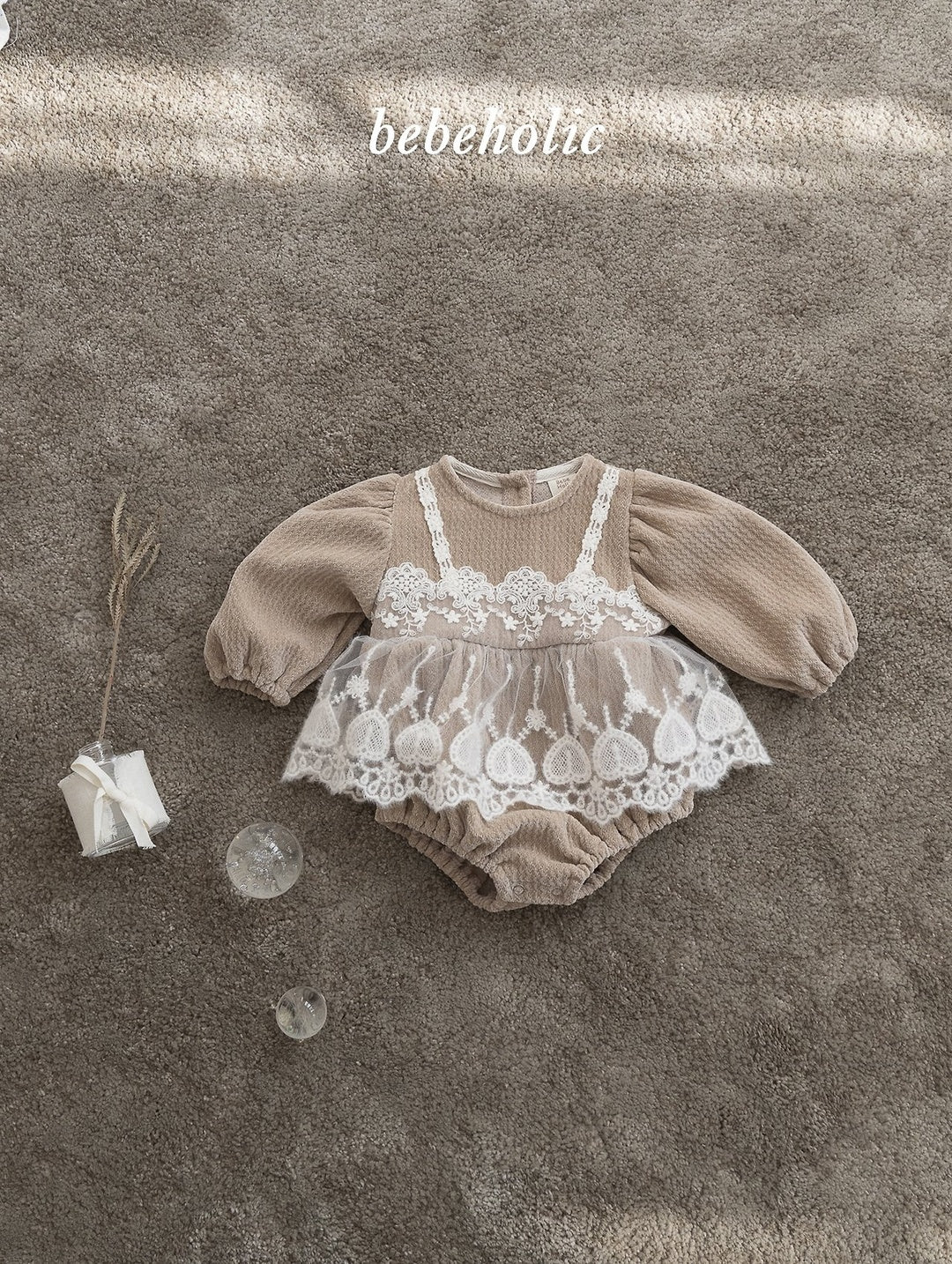 [bebeholic] Heart jelly rompers