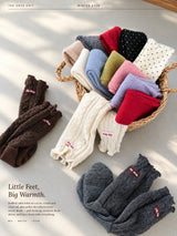 [ELLY MOLLY] Dot rib socks