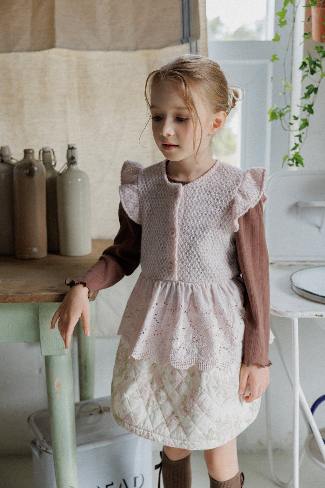 [perrobebe] Vivian knit vest