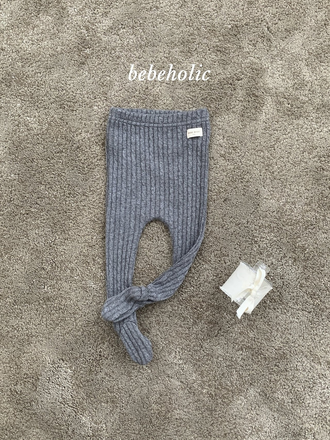 [bebeholic] Knit footed leggings