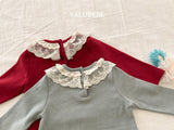 [valubebe] Lace cancan frill tee