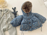 [valubebe] Blanc shirring hood jumper