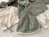 [valubebe] Garnet flower skirt