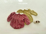 [valubebe] Embroidered velor suit