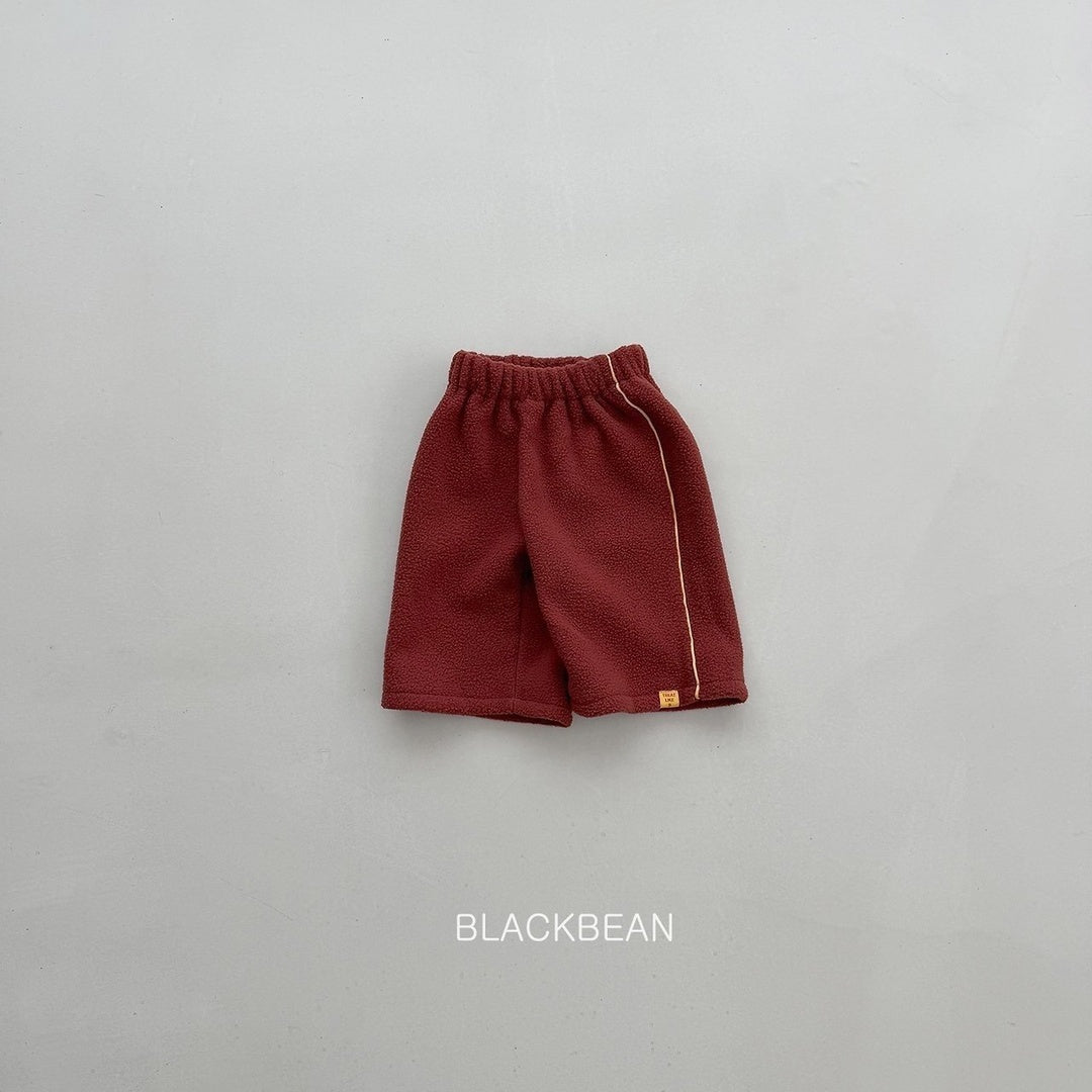 [BLACK BEAN] Post line pants