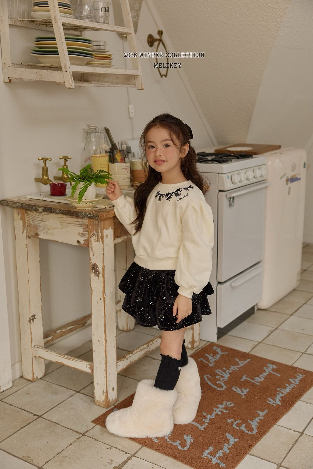 [Melikey] Shining cancan short pants