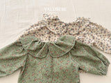 [valubebe] Garnet flower blouse