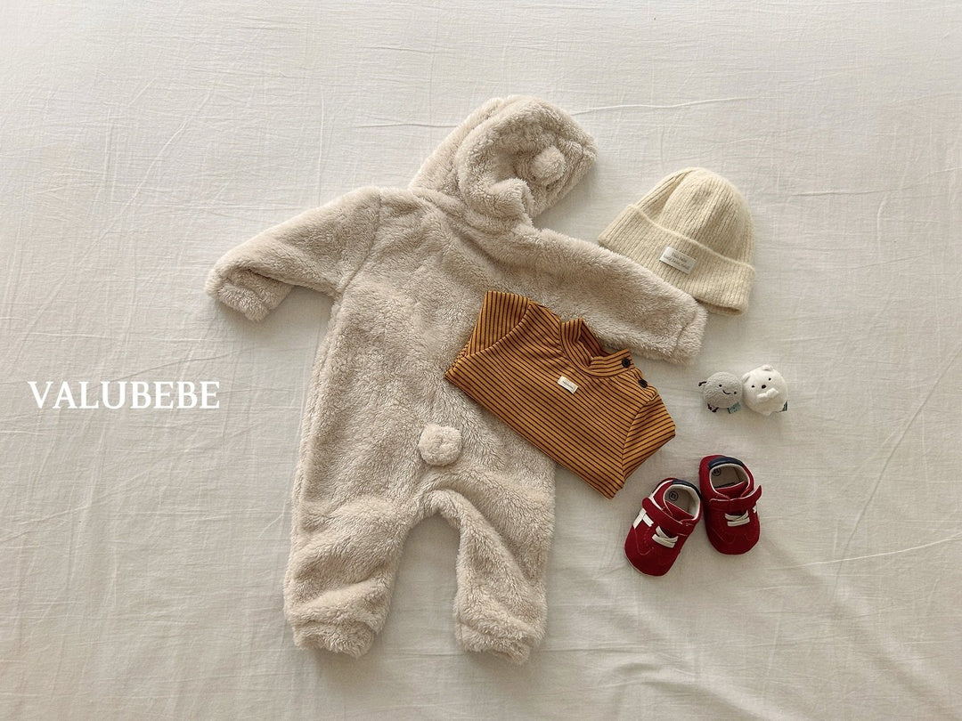 [valubebe] Bear fleece suit