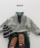 [BONITO] Cotton candy coloration half zip