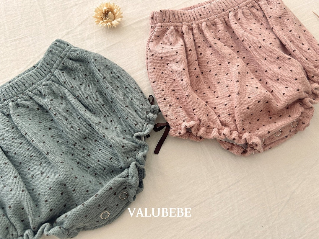 [valubebe] Heart ribbon bloomers