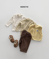[BONITO] 1+1 highneck tops