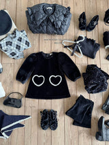 [Melikey] Double heart one-piece